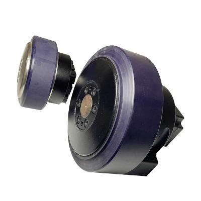 Polyurethane Hub Steering AGV Drive Wheel 80mm Bearing Reducer Gearbox