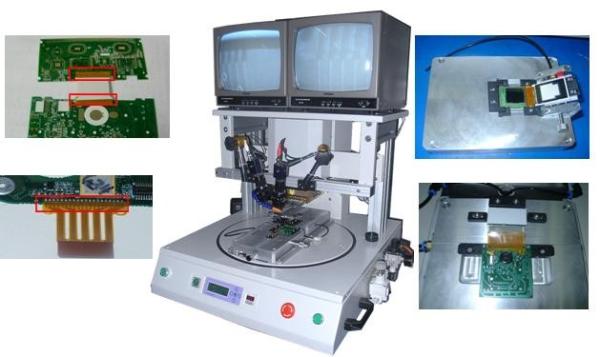 Digital Hot Bar Soldering Machine Pulse Heat And Rotary Double - Position Operation