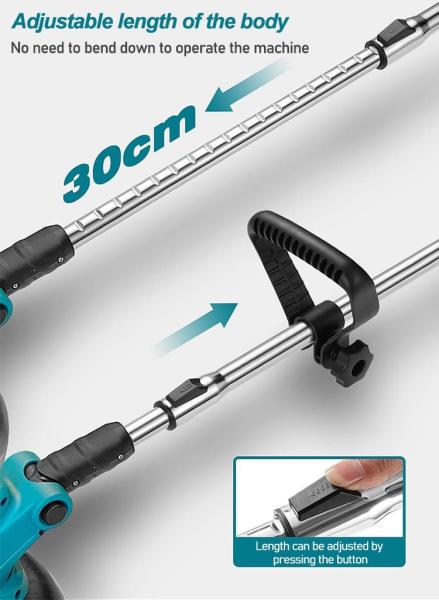 Lightweight Garden Electric String Trimmer With Wheel 2Ah Battery