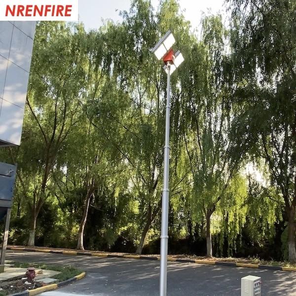 pneumatic telescopic mast light tower-roof top mounted-foldable-LED flood lights-4.2m