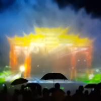 Lake Music Dancing Performance Outdoor Fountain Water Screen Cinema Projector