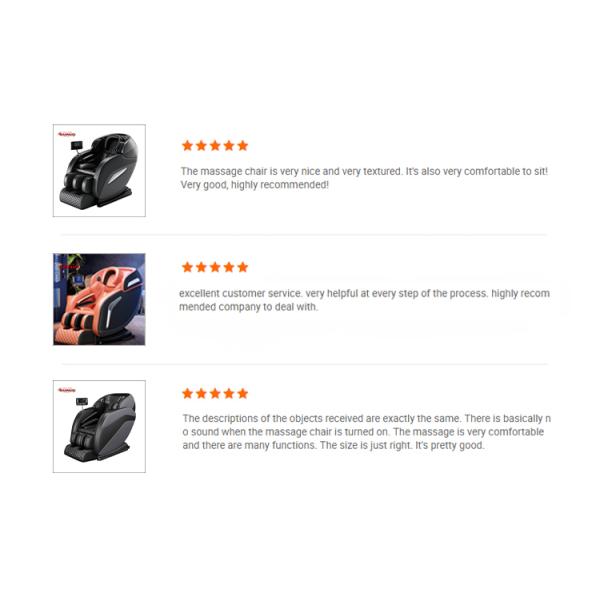 Waterproof Zero Gravity Music Massage Chair Wear Resistant SAA OEM