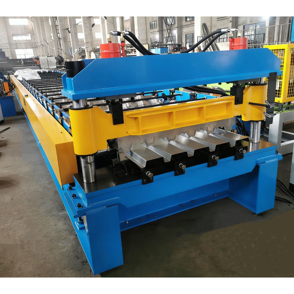 0.8-1.2mm Thickness Galvanized Steel B Type Roof Floor Deck Roll Forming Machine