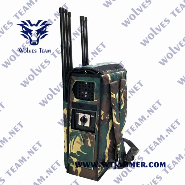 Блокатора мобильного телефона WiFi /Bluetooth Celluar GSM CDMA 3G 4G 5G батареи Manpack Jammer сигнала встроенного спутниковый