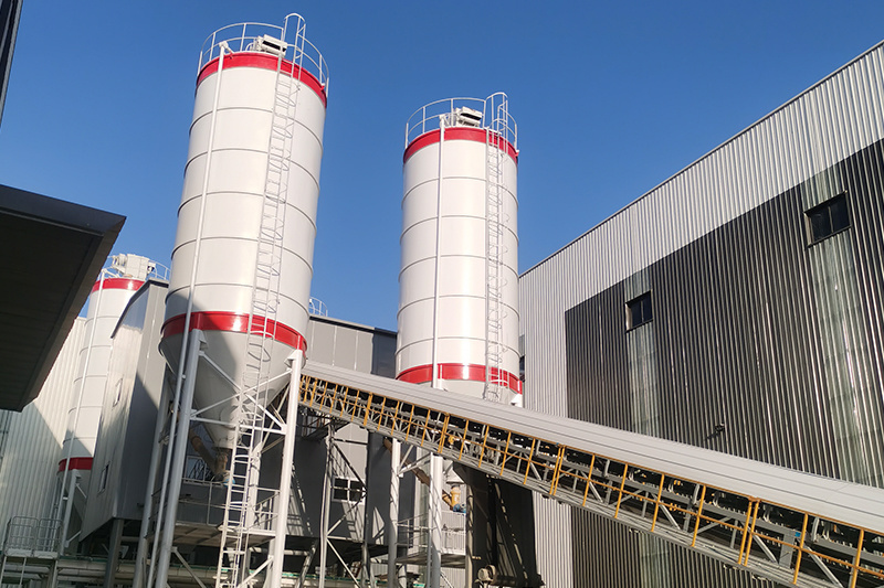 Ready Mixed Concrete Mixing Station Environmental Protection Vertical Shaft
