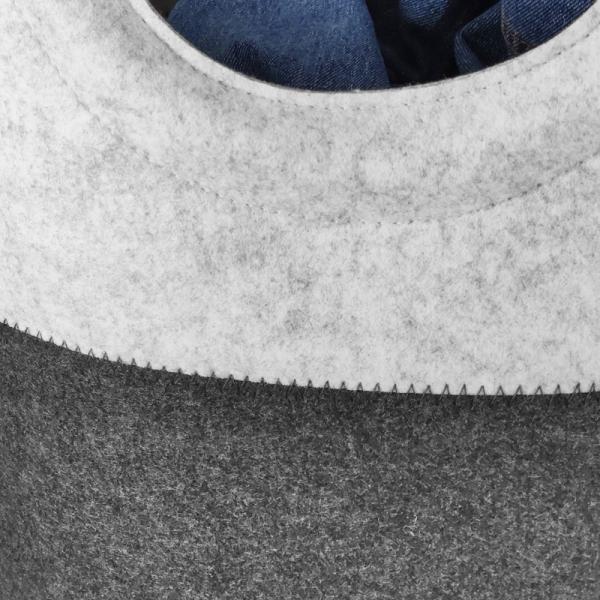 3mm 4mm Felt Storage Basket Collapsible Laundry Bags 39*68cm