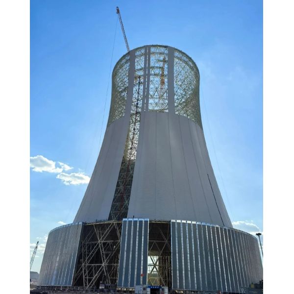 Prefabrication Cooling Tower Steel Structure Petrochemical Hot Dip Galvanized Structure