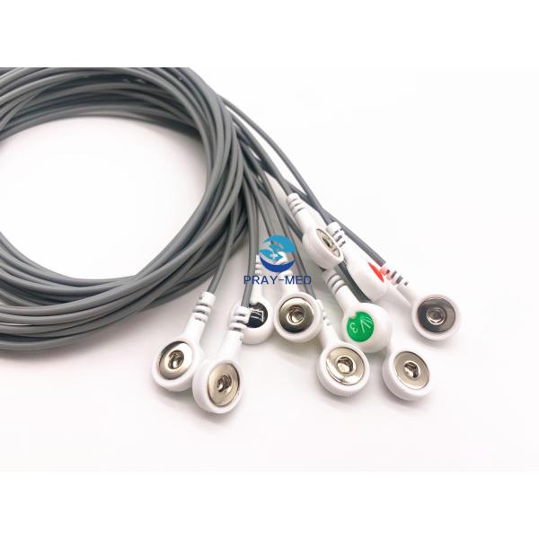 Ventaja 10 Ecg de Landcome el 1.5m Holter Cable Grabber Connector