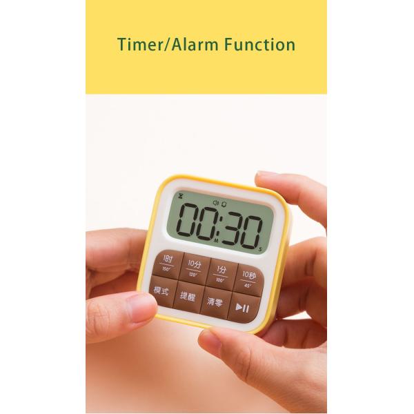 Factory Direct Sale Cube Fruit Timer Desk-Mounted Fashion Table Clock For Bedroom