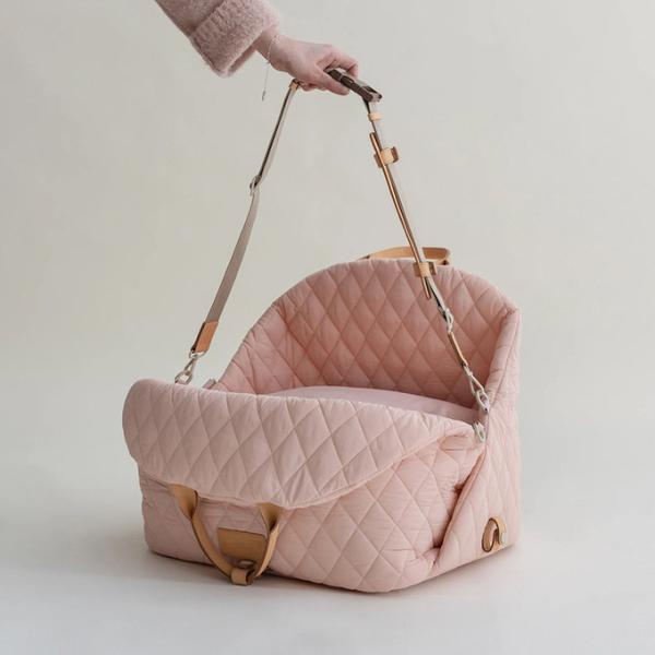 Найлоновая водонепроницаемая сумка для домашних животных Отсоединяемая сумка для рук Автомобиль Двухцелевое путешествие Кошачий питомник