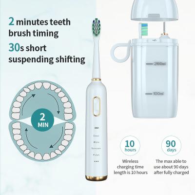 Bake Paint Travel Electric Toothbrush Sonic With Disinfect Air Drying CE FCC Certified