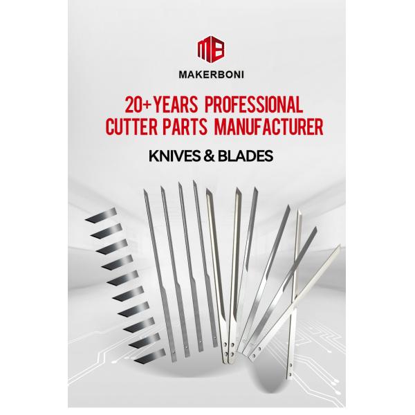 22217005 KNIFE BLADE .078X.2 For Gerber GT7250 Cutter 255 X 8 X 1.95mm