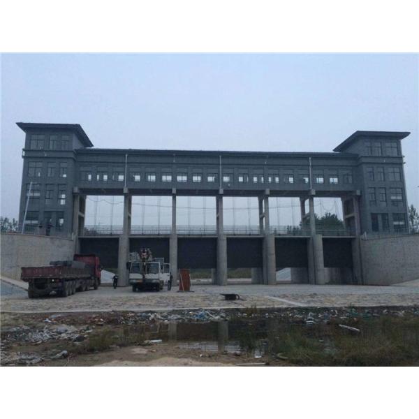 Channel Mounted Cast Iron Sluice Gates Medium Pressure For Sewage Treatment