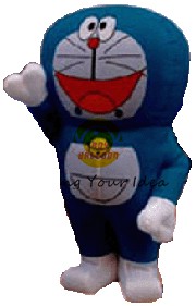 Large Blue Inflatable Castle Bouncer Cat , Children Inflatable Bouncers