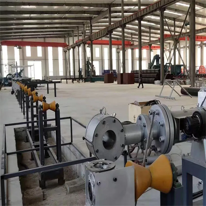 48-630mm Continuous PU Foam Pre Insulated Pipe Production Equipment