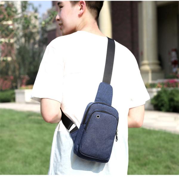 Trendy Crossbody Sling Bag Oxford One Shoulder Sling Chest Bag