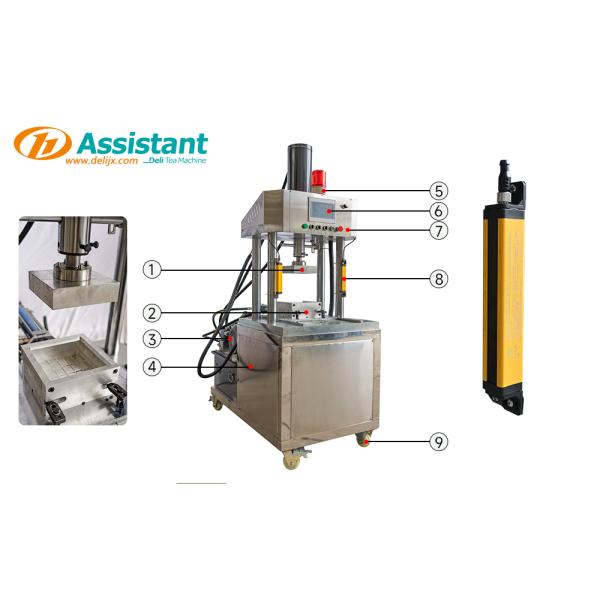 Condition Motor Engine Gear Tea Leaf Press Molding Machine for Pressing Square Tea Cake
