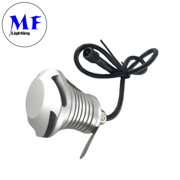 6063 Alumínio Deck Luz interna LED Vento-Vírtice Luzes enterradas IP67 Jardim exterior Paisagem enterrada no subsolo