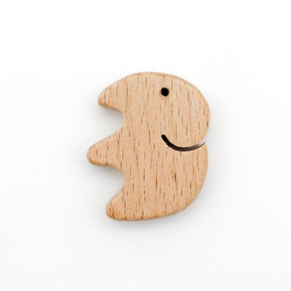 wooden Round Shaped  baby pacifier clips