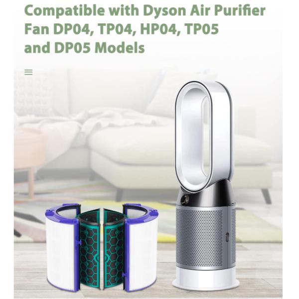 H13 HEPA Activated Carbon Air Purifier Filter Replacement For Dyson Tp04