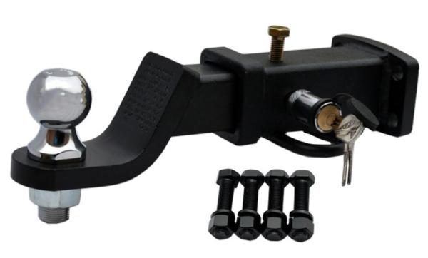STAINLESS STEEL 304 PINTLE HOOK Electroplated Tiger Head Trailer Tow Hook With Lock / Bolt /Hitch STEEL TOOK HOOK