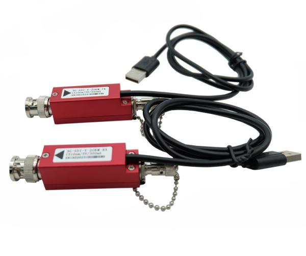 Broadcast miniature Gear Rattler HD-SDI fiber optical extender with pahological