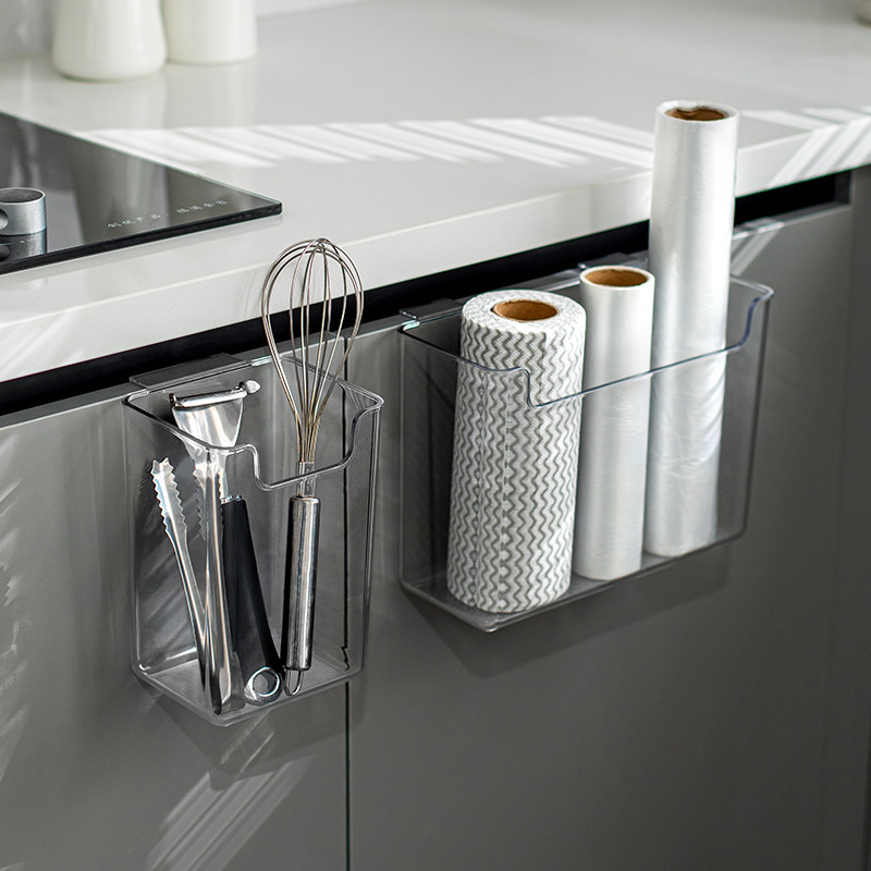 Transparent Plastic Hook Type Fridge Organizer Storage Box Refrigerator Storage Containers for Kitchen Use