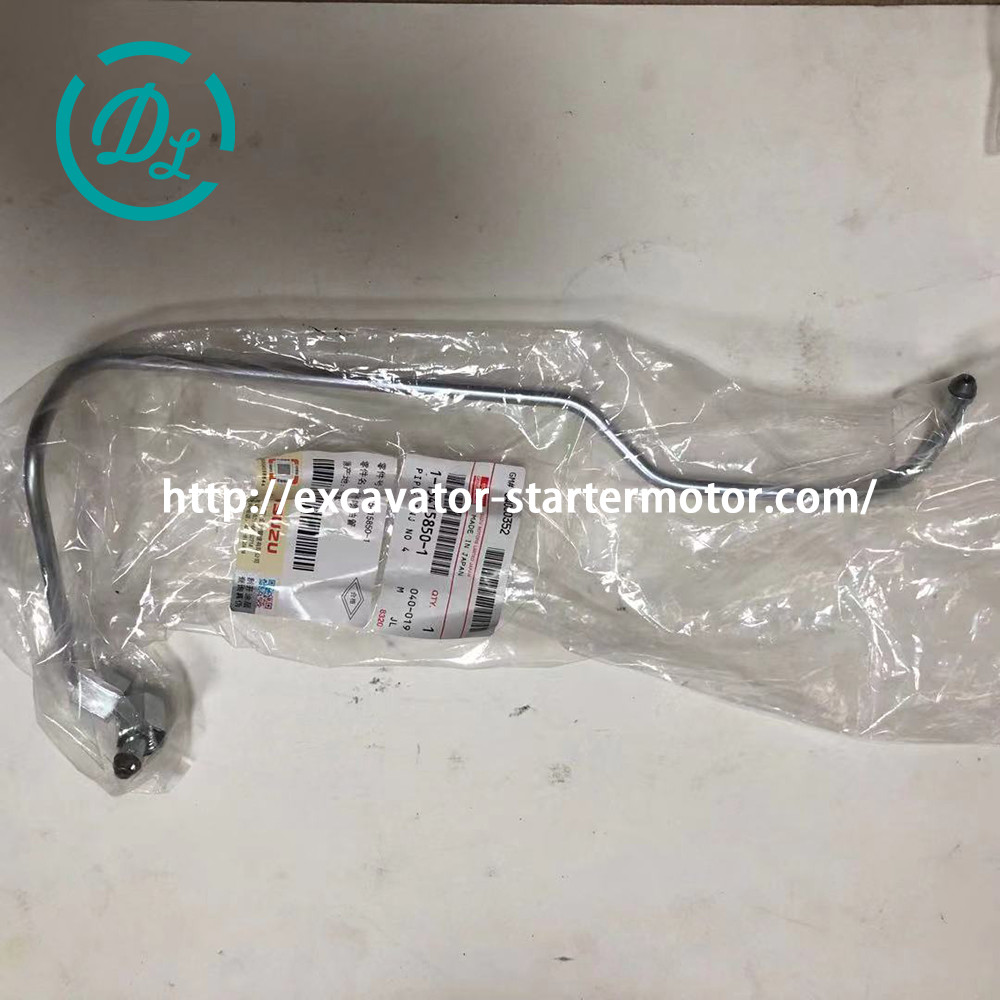 EexcavaStart ISUZU 6BG1 Engine No.4 Fuel Injection Pipe OEM 1-15415850-1