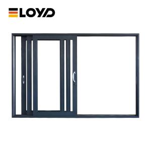 Waterproof Exterior Powder Coated Sliding Door Double Tempered Glass Sliding