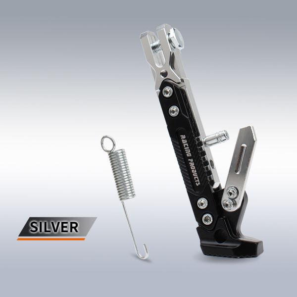 Motorcycle Kickstand Adjustable Side Feet Parking Rack Support Foot Frame Aluminum Alloy  Motorcycle Universal Tripod