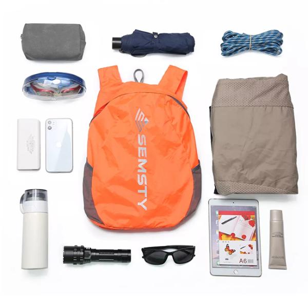 Складывая на открытом воздухе облегченное перемещение Daypack, Ultralight вещевой мешок Packable