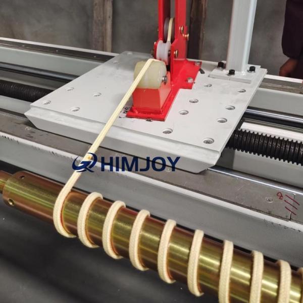 Aramid Ropes Winding machine equipment  for roller table, kevlar rope wrapping machine