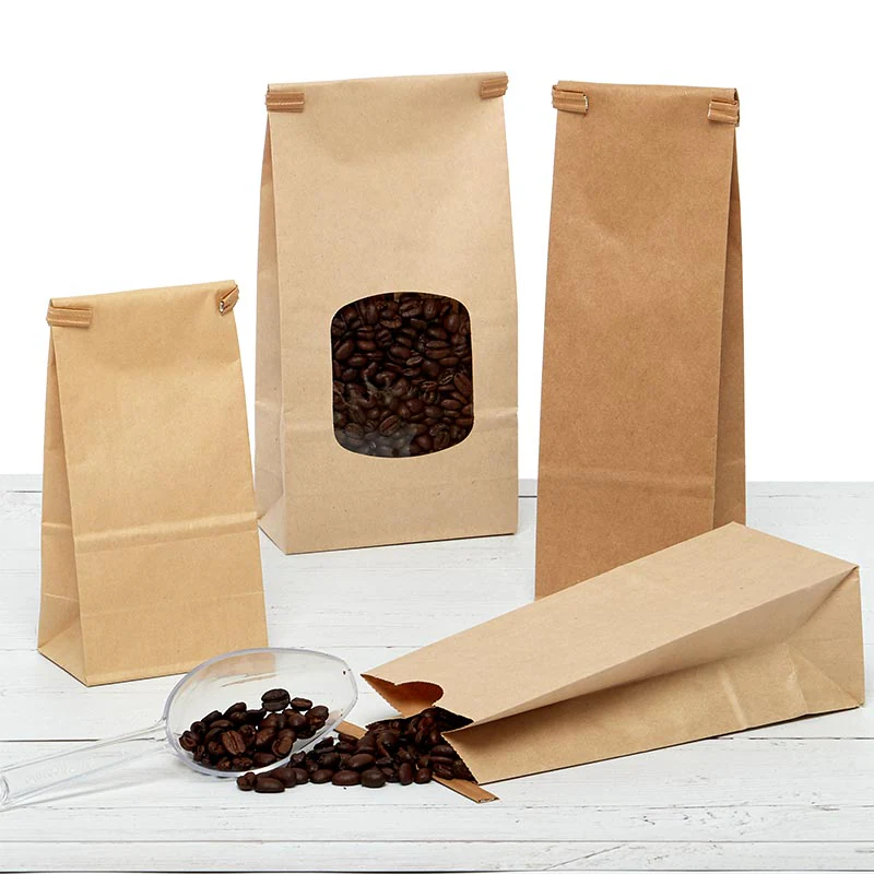 Custom Printed Side Gusset Coffee Bag Flat Bottom Zip Lock Plastic Package Resealed Coffee Tea Bags