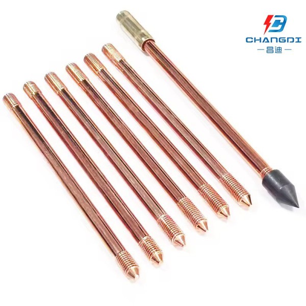 Factory Direct Copper Bonded Ground Rod for Electrical and Lightning Earthing