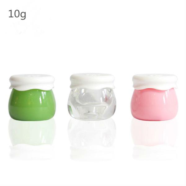 10g Acrylic Cosmetic Jars Cute Lip Balm Containers Acrylic Honey Fruit Shape