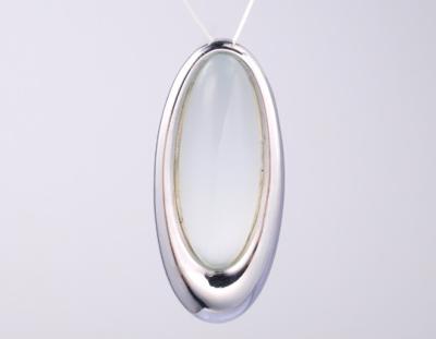 Lindo 18K ouro Princesa corte colar de diamante clássico brilhante acabamento 925 prata pendente de pedra preciosa
