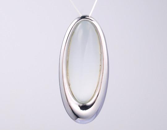 Lindo 18K ouro Princesa corte colar de diamante clássico brilhante acabamento 925 prata pendente de pedra preciosa