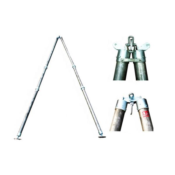 A ShapeExtension  Aluminum Gin Pole Tubular Gin Pole For Tower