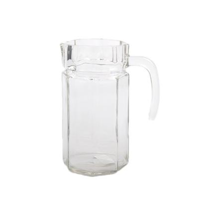 OEM Clear Glass Water Jug Transparent Kitchen Glass Drink Pitcher