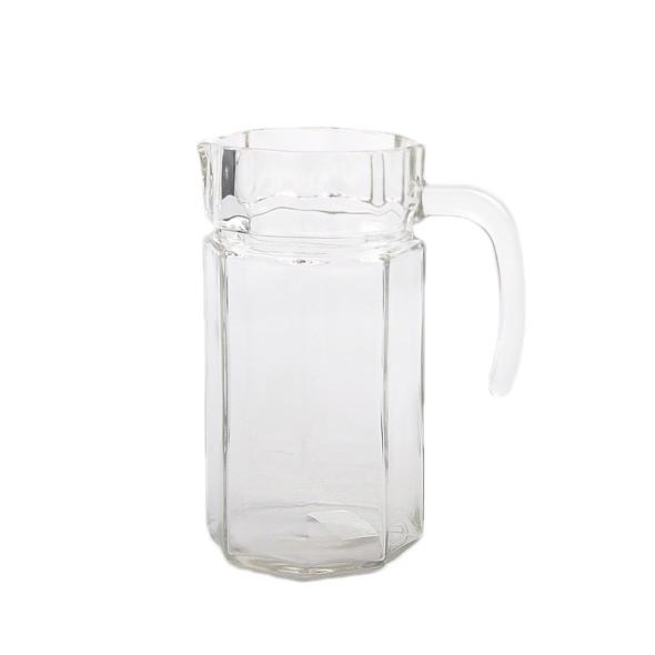 OEM Jarro de água de vidro transparente Jarro de bebida de vidro de cozinha transparente
