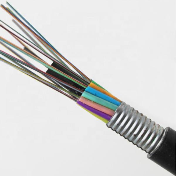 Câble à fibre optique GYTA 24 cœurs monomode aérien, câble à fibre G652d