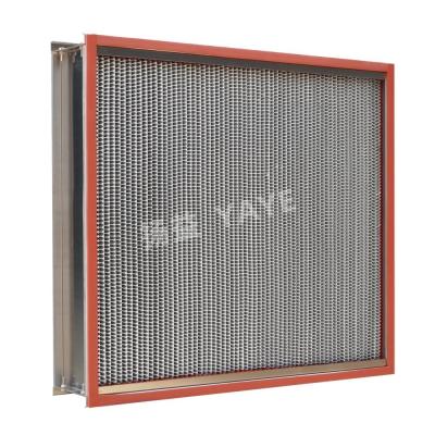 99.9% Efficiency High Temperature HEPA Filter Up To 200°C Customizable