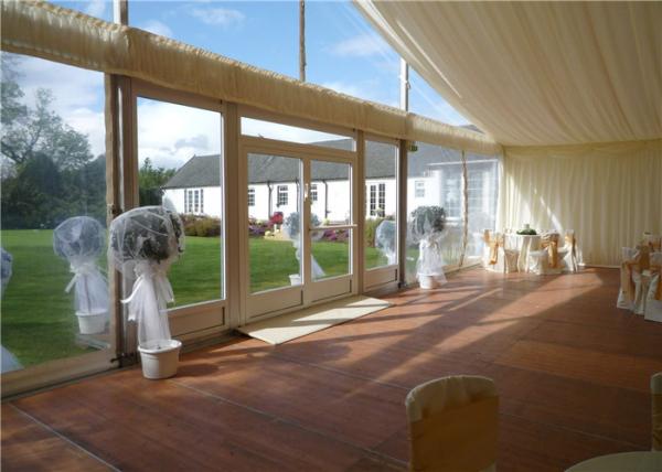 Luxurious Clear Span Frams Structures Glass Wall Tents Shelter Pavilion