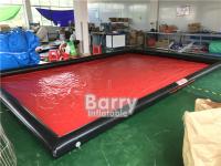 Tapis adaptés aux besoins du client de lavage de Mat Portable Blow Up Car de retenue de l'eau