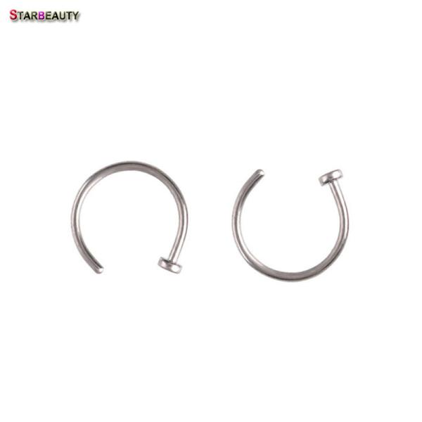 Fake Nose Ring Lip Ring C Clip Kylie lip Piercing Burun Nose Rings Hoop for Women Neuspiercing Body Jewelry