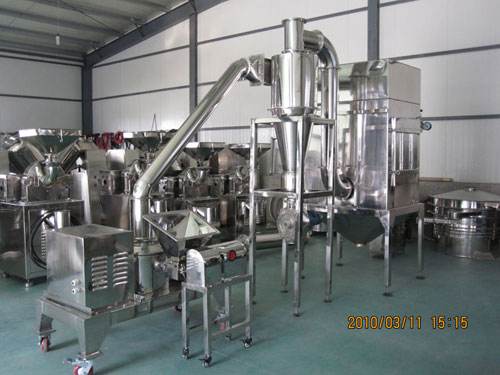 Pharmaceutical Food Chemical Pulverizer Auxiliary Equipment Automatic Jet Mill