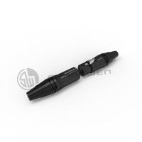 Conector XLR para interiores, revestimento de casca preta, conector de áudio de 5 pines, conector masculino