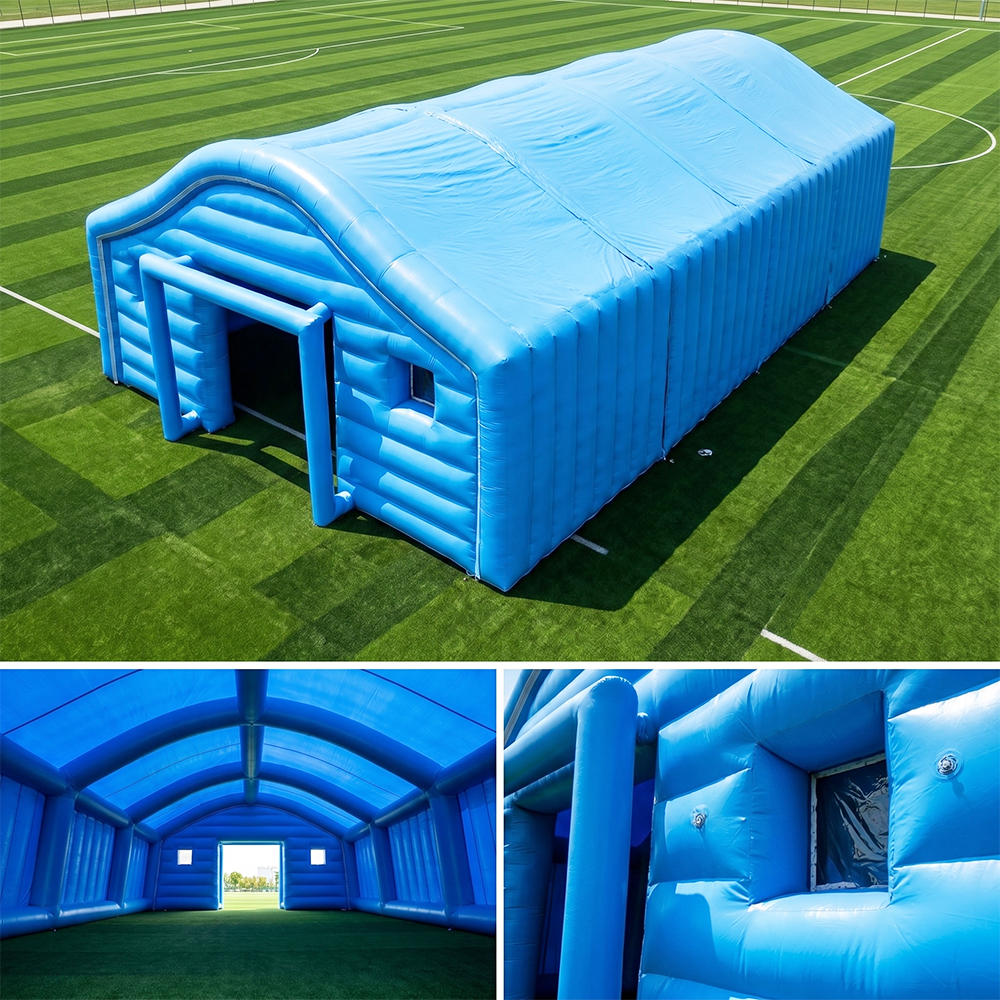 Custom Giant Inflatable Tent Enclosed Air Beam Sports Hall for Football Training, Sports Clubs, Schools, Coaching Centers and Commercial Indoor Activities