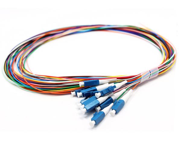 12 Color Fiber Optic Cable Pigtail Set Singlemode G652D G657A1 LCUPC SM Simplex