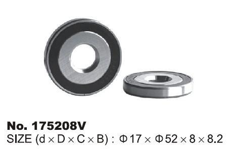 Special Ball Bearings 175208V for Textile Machinery Long Life High Speed